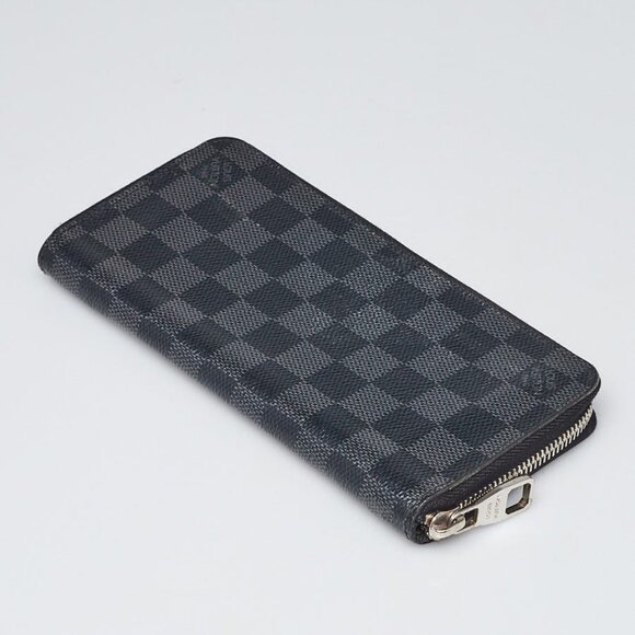 Louis Vuitton Damier Graphite Coated Canvas Zippy Vertical Wallet - Picture 3 of 9